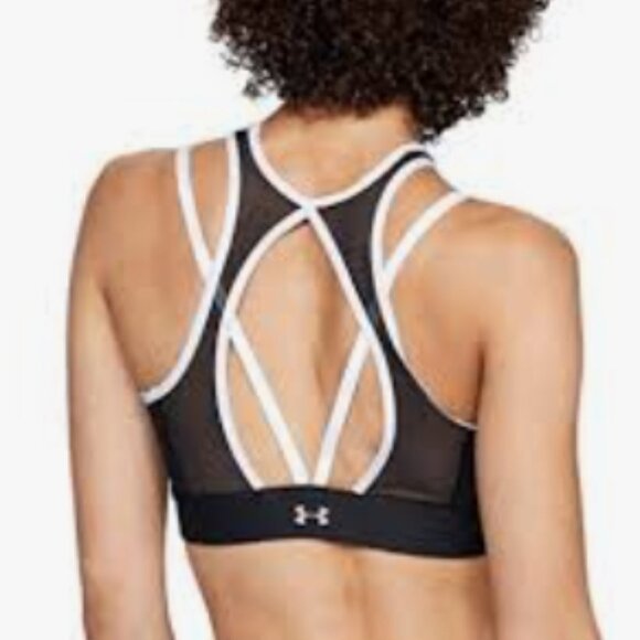 Under Armour UA Vanish Balance Mesh Mid-Impact Strappy-Back Sports Bra - Size XS - Picture 5 of 5